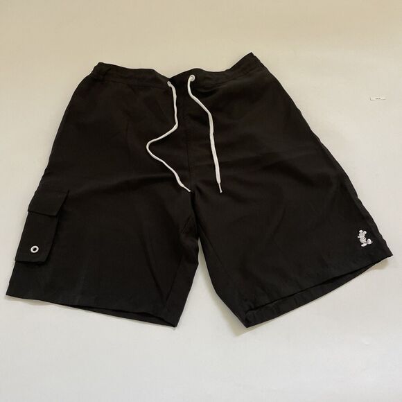 Disney Parks Swim Trunks Shorts Men's Medium Mickey Mouse Embroidered Cargo - Picture 1 of 10